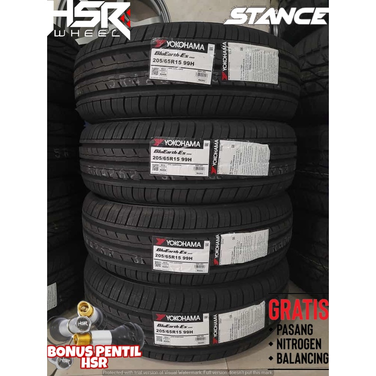 BAN MOBIL INNOVA UKURAN 205 65 R 15 MEREK YOKOHAMA blueart -ES32 BAN MOBIL MURAH IMPORT JEPANG