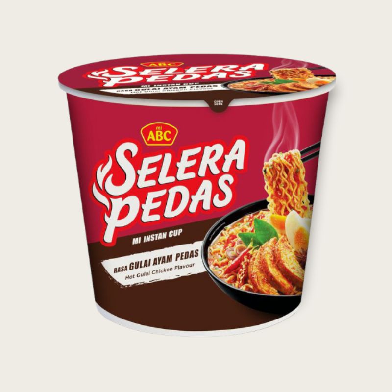 

ABC Mi Instan Cup Selera Pedas Rasa Gulai Ayam Pedas [60g]