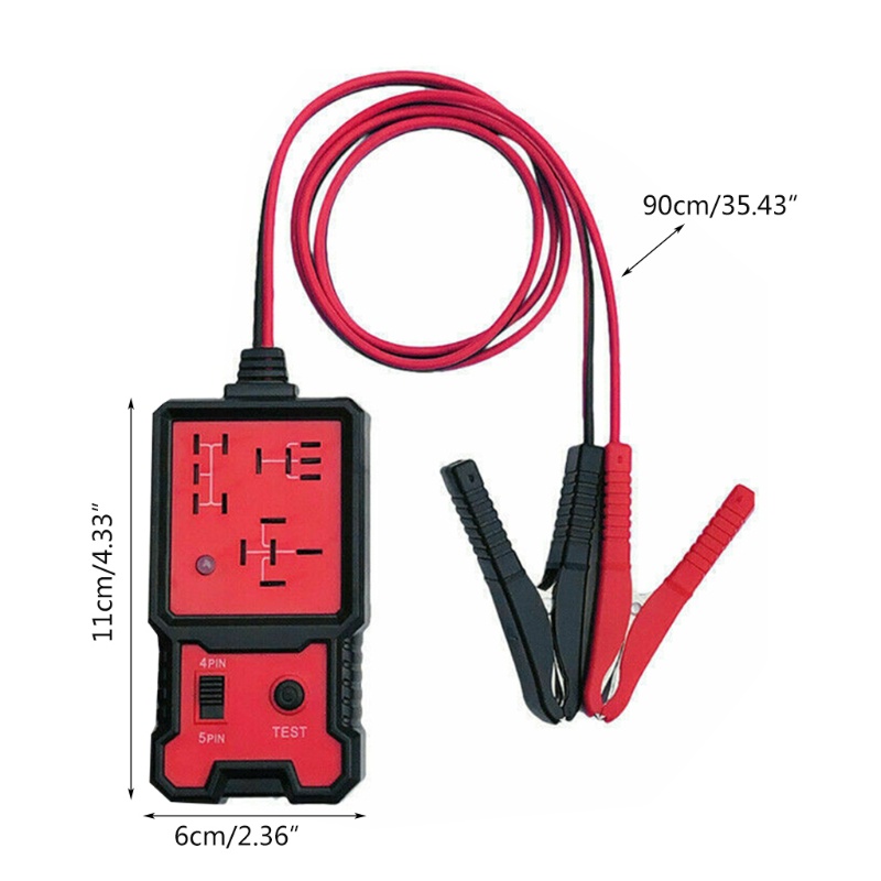 Cre Alat Tester Relay Aki Kendaraan 12V Universal