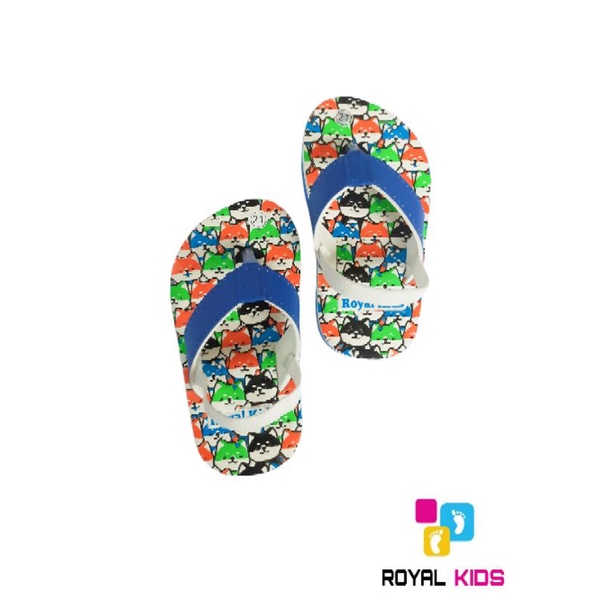 SANDAL BEBY ANIMAL ROYAL KIDS (bisa custom nama)