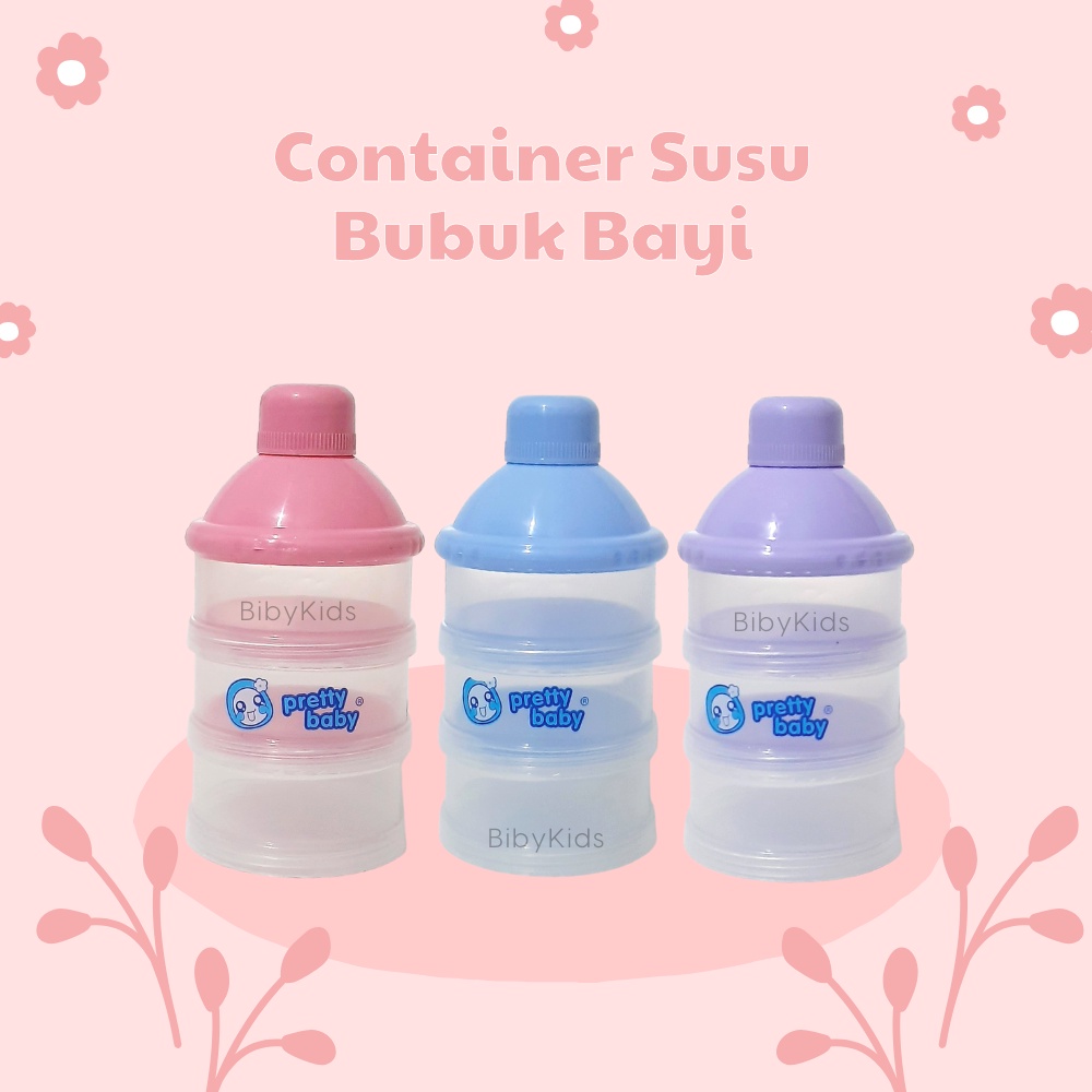 Container Susu Bubuk Bayi 4 Susun Kontainer Wadah Susu Baby Tempat Peralatan Makan Bayi Anak Murah