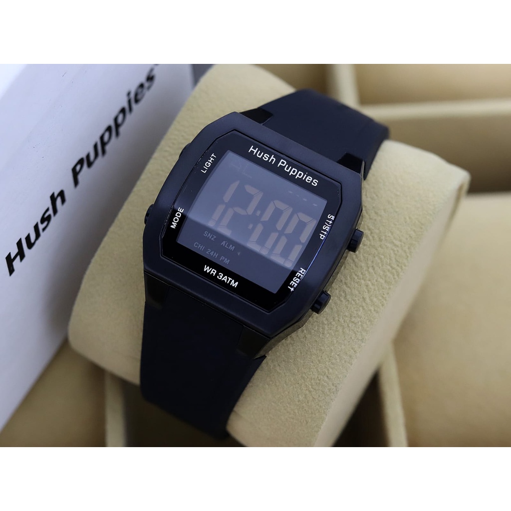 Jam Tangan Wanita Fashion Hush Puppies HW 9547 LED Touch Watch - Bisa Bayar Ditempat - COD - Grosir