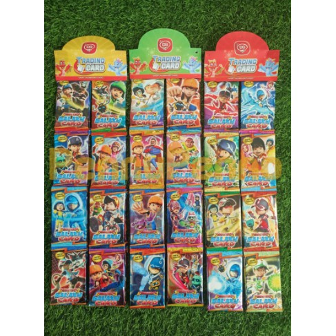 10.10『LVS』 Kartu / Trading Card Game Boboiboy Galaxy 1 Pack isi 10 Kartu Merek DG