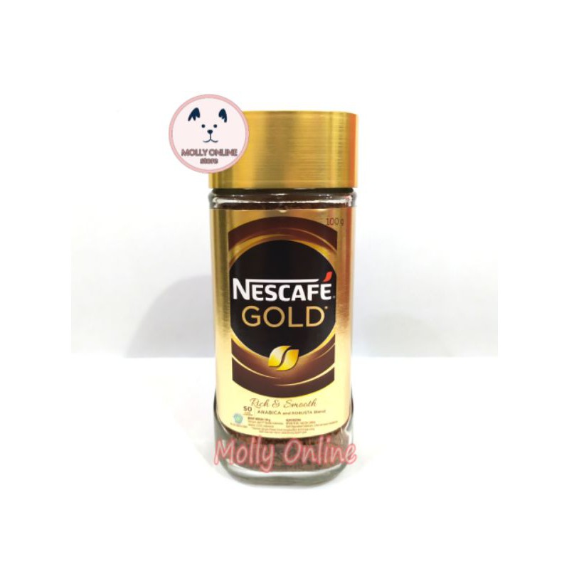 

Nescafe Gold 100g Kopi Instan Botol Instant Coffee Blend Jar