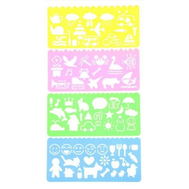 Penggaris Gambar (4pcs)