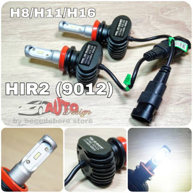 Lampu LED Mobil Chip CSP H1 H3 H7 H8 H11 H16 HB3 HB4 HIR2 9012
