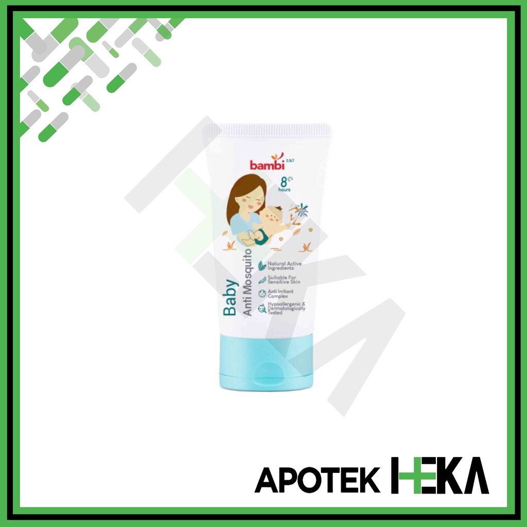 Bambi Baby Anti Mosquito Lotion 50 ml - Krim Anti Nyamuk Bayi (SEMARANG)