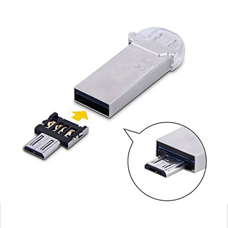 Nano Micro USB OTG Adapter Tiny Male Converter On The Go Smart Phone