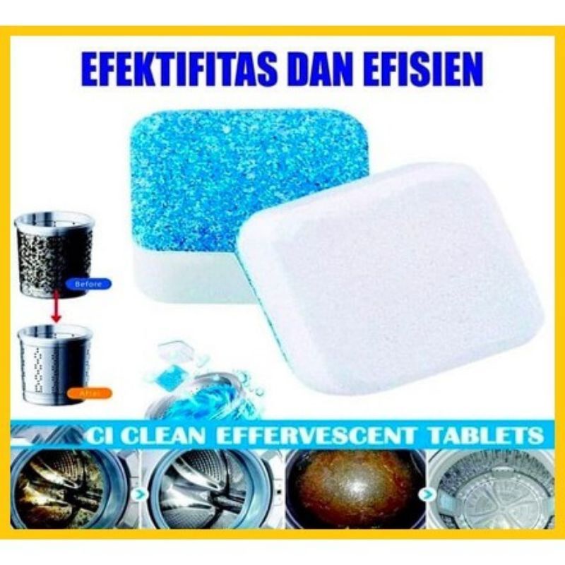 MJ88 Tablet Pembersih Mesin Cuci / Deep Cleaning Washing Super murah