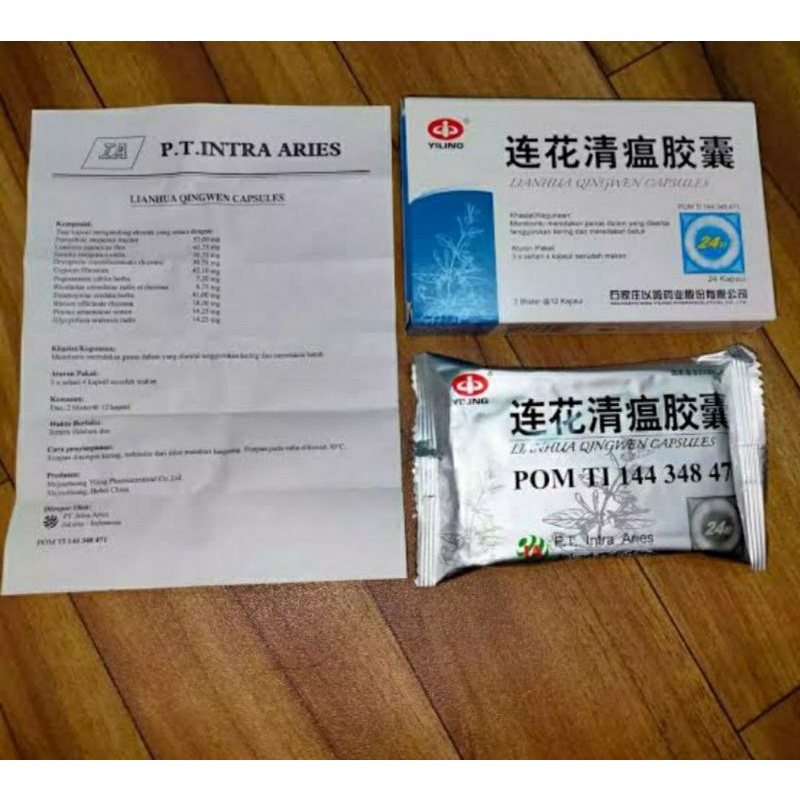 100% Lianhua Ori BPOM/Import Qingwen Jiaonang