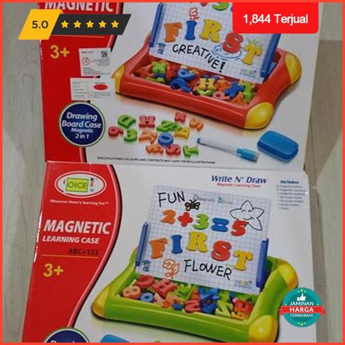 

Mainan Magnetic Learning Case Papan Tulis Magnet 2In1 No.Hm1116A Terlaris