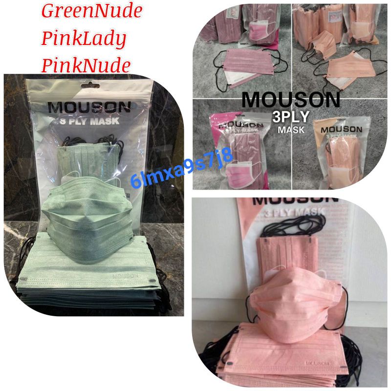 Masker Mouson Earloop 3ply