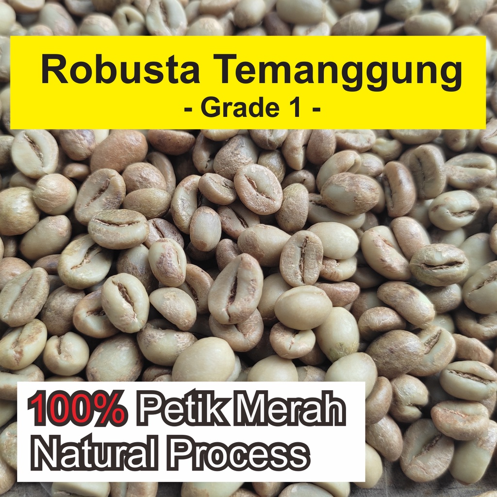 

Greenbean Kopi Robusta Temanggung - Full petik merah