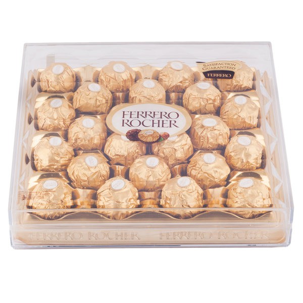 

FERRERO ROCHER Hazelnut Milk Chocolate - Cokelat Susu Kacang isi 24