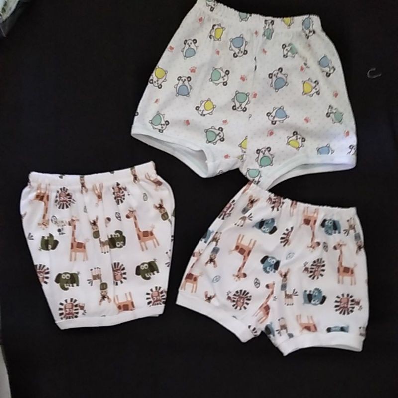 KIKIPUP celana pendek bayi 3m-12m