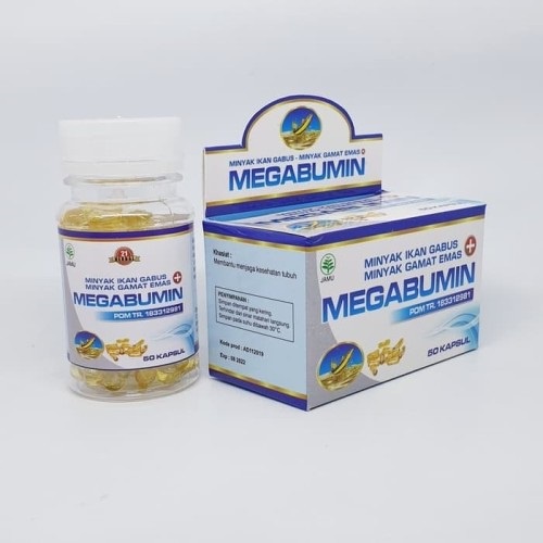 MEGABUMIN 50 kapsul minyak ikan gabus