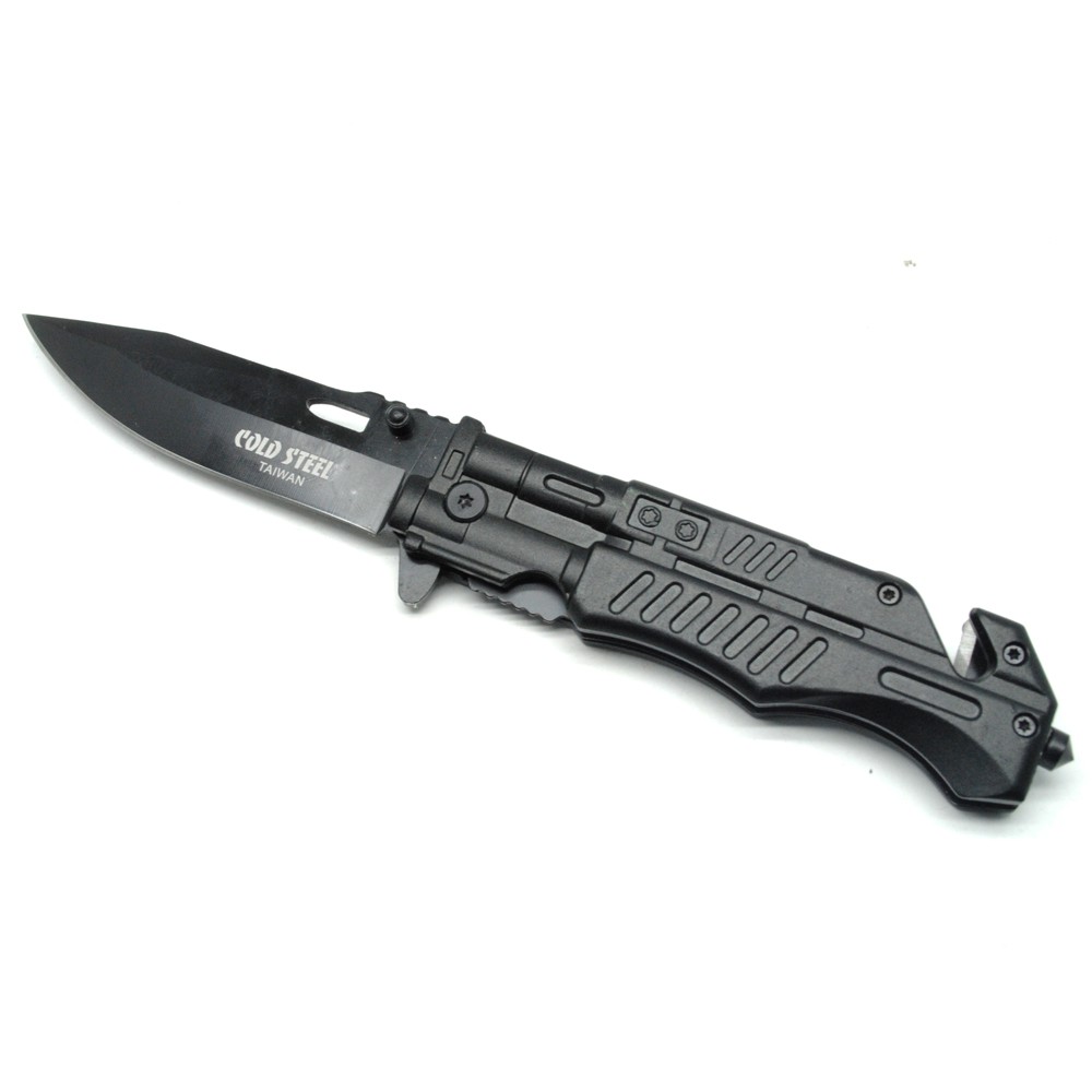 PROMO Pisau Saku Lipat Knife Survival Tool Cold Steel - KNIFEZER 57HRC