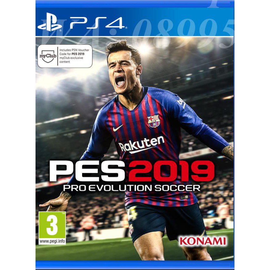 PS4 Pro Evolution Soccer 2019 PES 2019 PES 19 PES2019 (R2 / Reg 2 Eng) termurah 