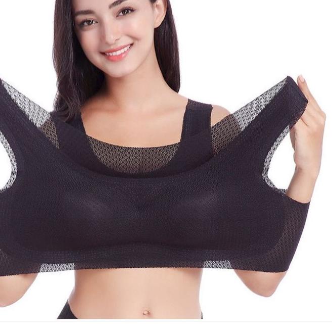 Oke Price BRA JUMBO BIG SIZE | SPORT BRA JUMBO PREMIUM TANPA KAWAT | BRA GYM JUMBO PREMIUM | GENIE B