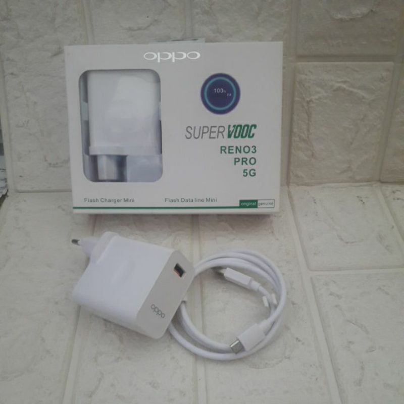 CHARGER OPPO ORIGINAL OPPO RENO 3PRO 5G RENO 5FAST CHARGING
