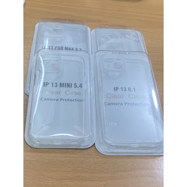 Case Premium Iphone 13 Iphone13proMax Iphone13pro  Silikon Cover Bening Clear IPHONE13 13 mini Camera Protection