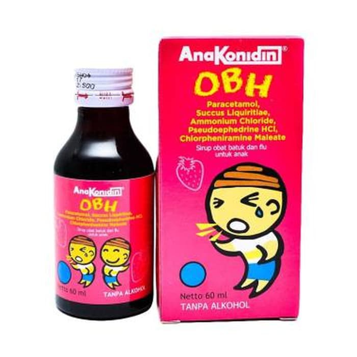 Sirup Obat Batuk Dan Flu Anakonidin OBH 60 Ml