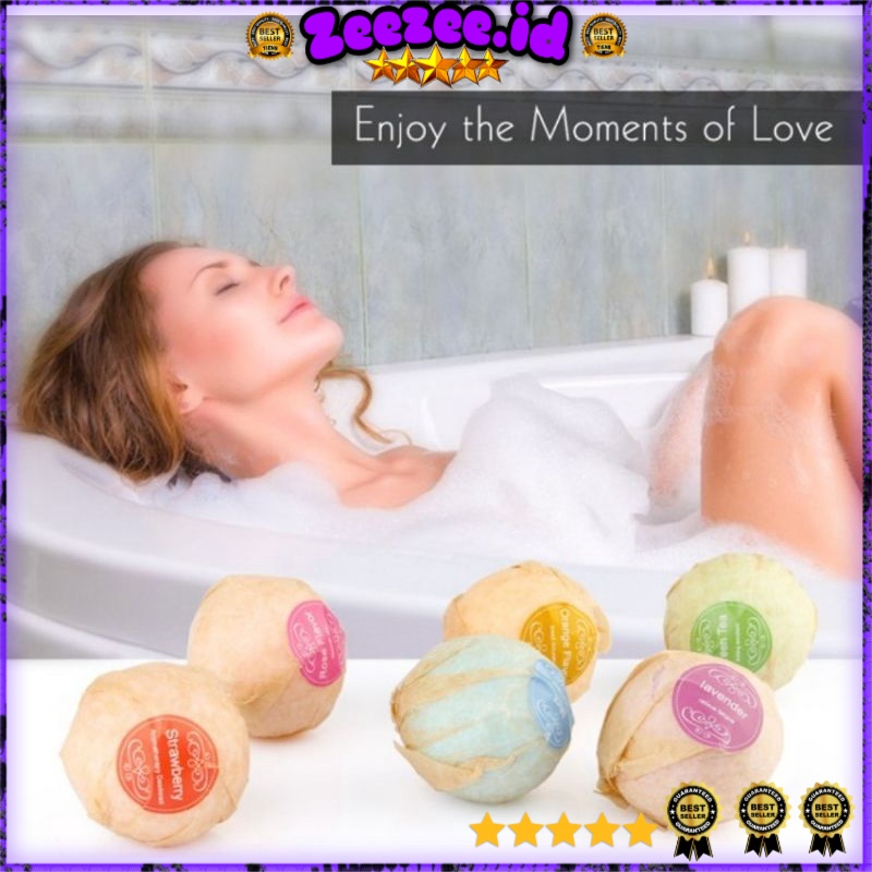 Spa Bath Bomb Salt Sabun bubble Mandi Busa Bath Bubble Nyaman Bathtube Essential Oil Aromatherapy  sabun mandi busa bathub mandi