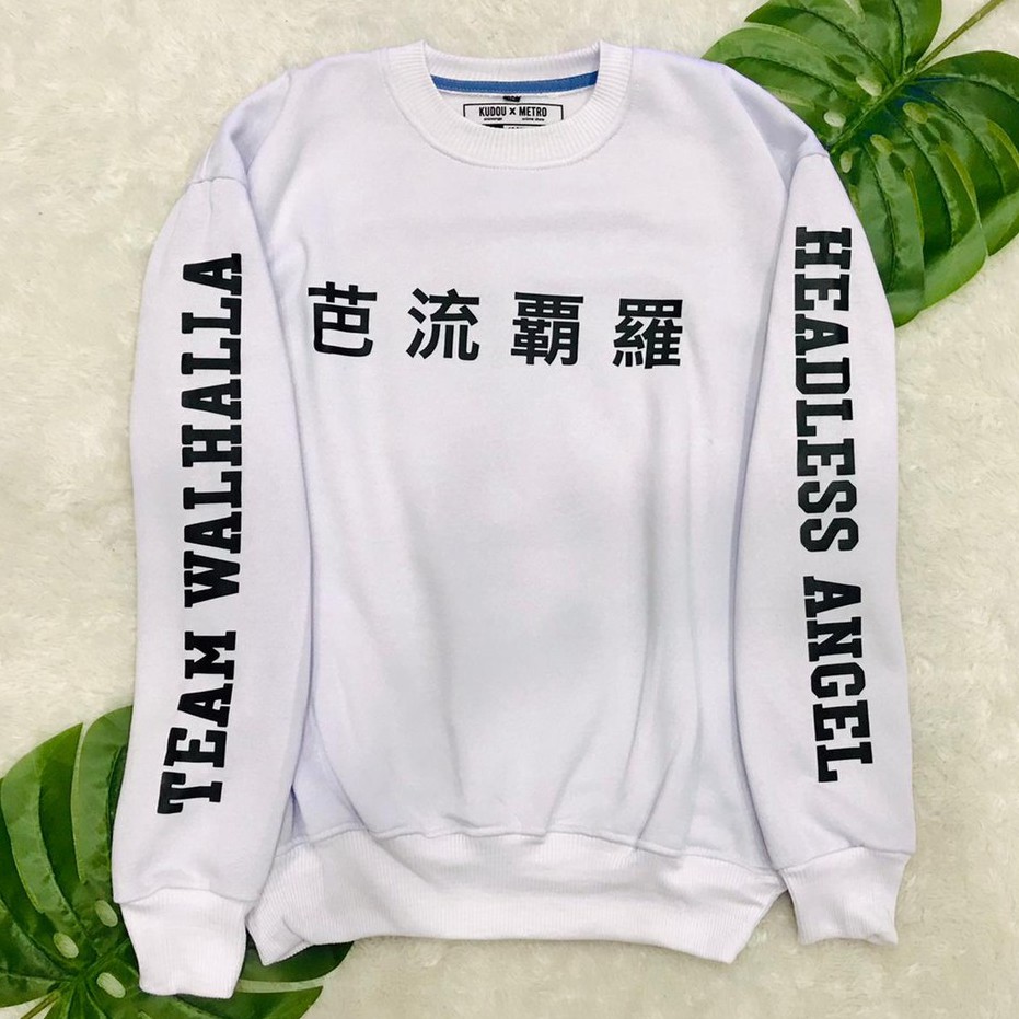 Crewneck Team Valhalla Tokyo Manji Anime Tokyo Revengers Manga Premium Unisex