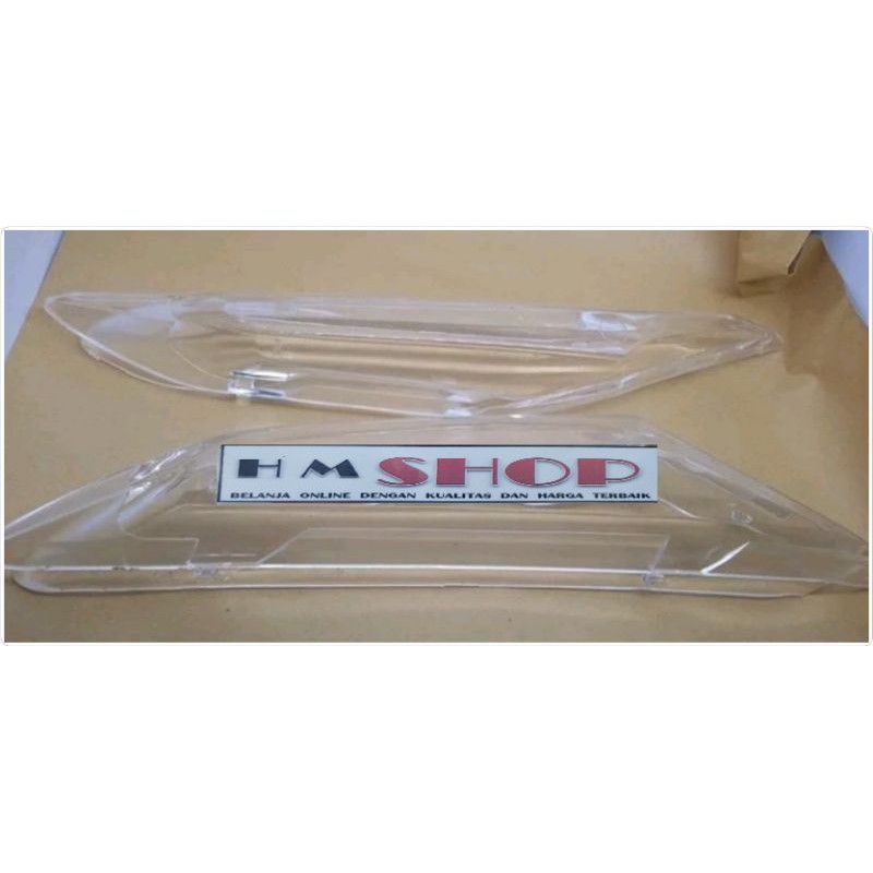 kaca mika lampu sein sen depan vario tecno125 2012-2015