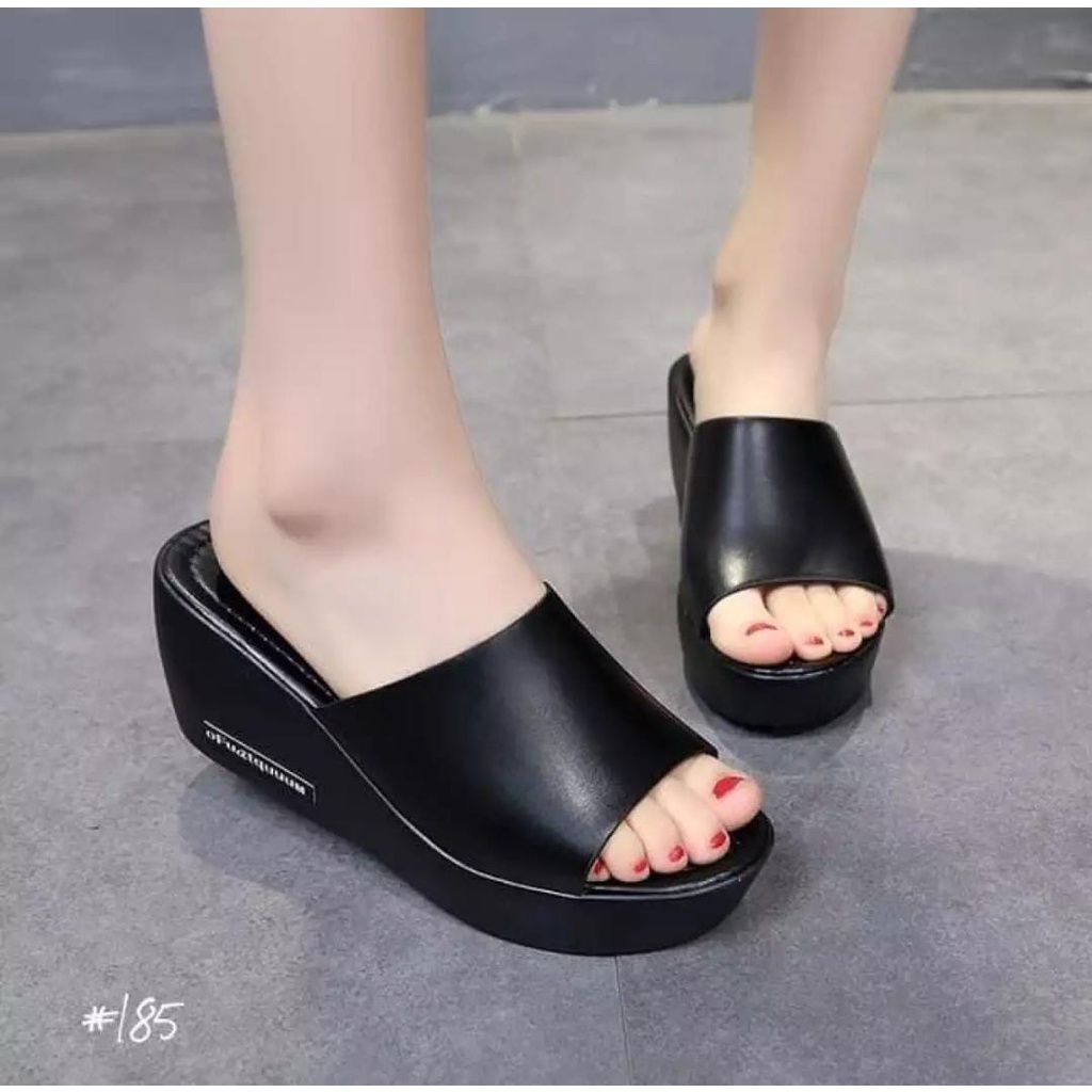 FASHION TERBARU WANITA SANDAL WEDGES MURAH BERKUALITAS HARGA GROSIR