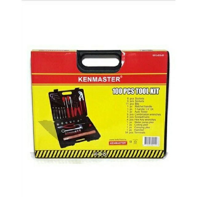 Kenmaster Tool Kit 100 Pcs N2 KM - Alat Tukang Lengkap 100pcs