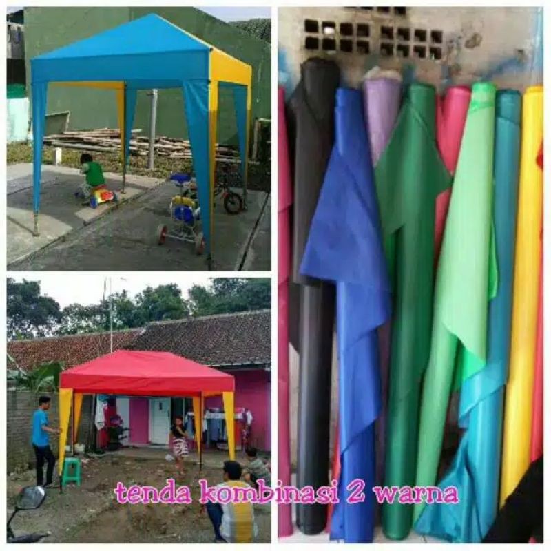 Atap tenda 1,5x2, kain tenda 1,5x2, atap tenda BAZZAR, atap tenda jualan