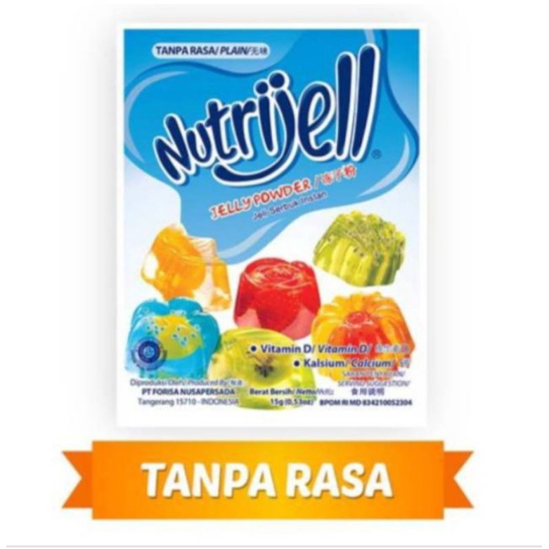 Nutri jell Plain /kelapa muda /cincau15gr