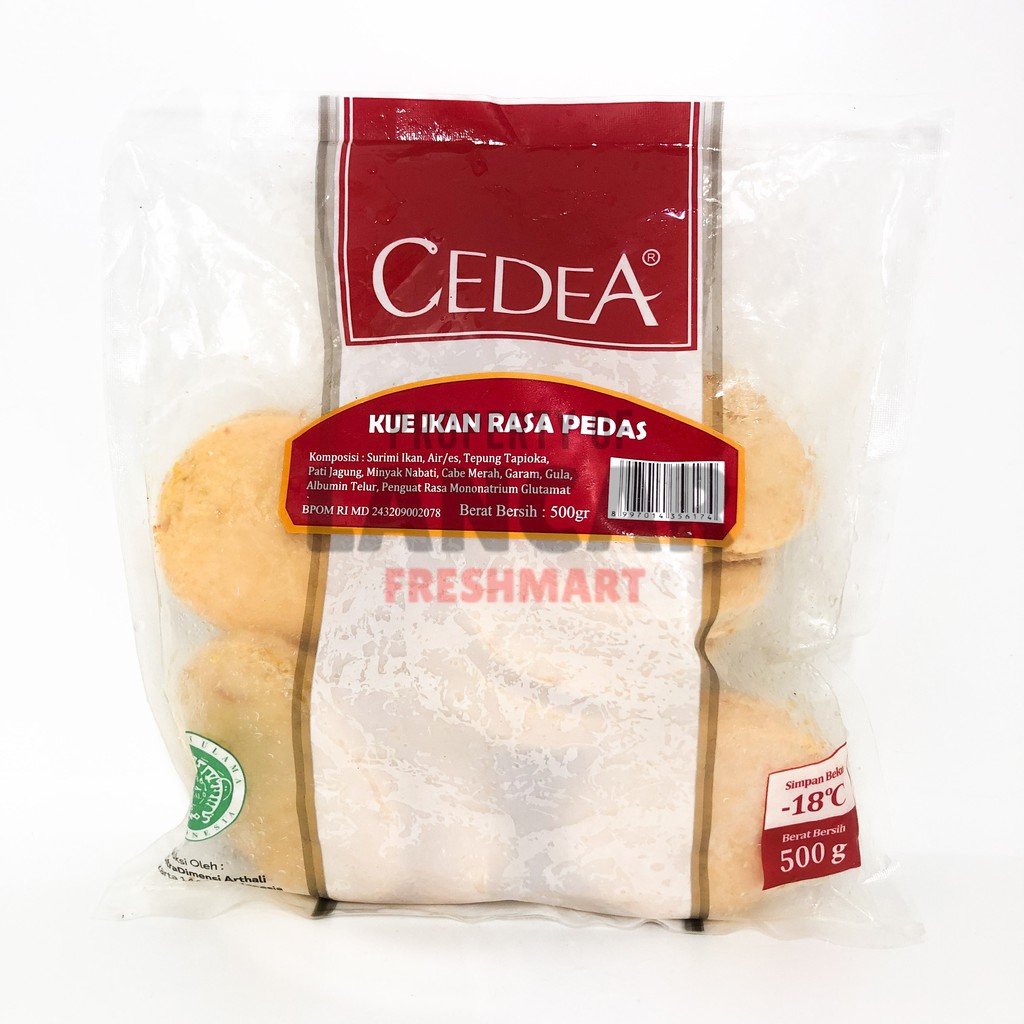 CEDEA KUE IKAN CABE PEDAS 500gr