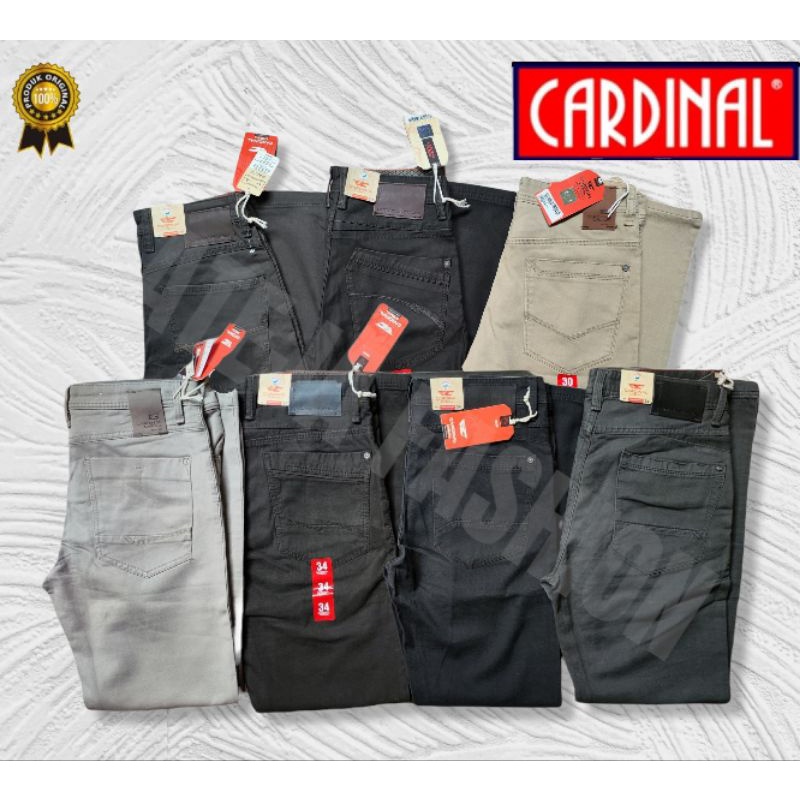 CUCI GUDANG CARDINAL Casual 100% ORIGINAL Celana Chinos Cardinal / Celana Panjang Five Pocket Cardinal