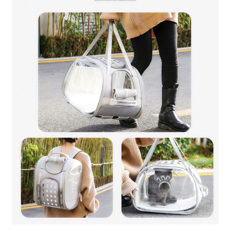 Pet Carrier Kucing Anjing Tas Traveling Hewan Import Premium Quality Hewan Peliharaan