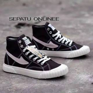  SEPATU  CAMPUSS VINTAGE ORIGINAL SEMESTA  LOW HIGH BLACK 