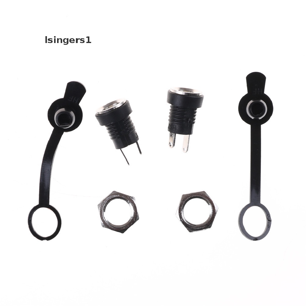 (lsingers1) 2pcs Soket Jack Power DC 5.5x2.5mm Female Tahan Air