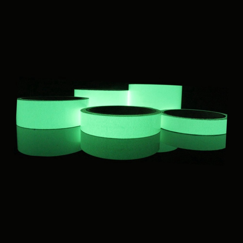 Reflective Self-adhesive Sticker,Luminous Glow In the Dark Safety Warning Tape,Fluorescent Stickers