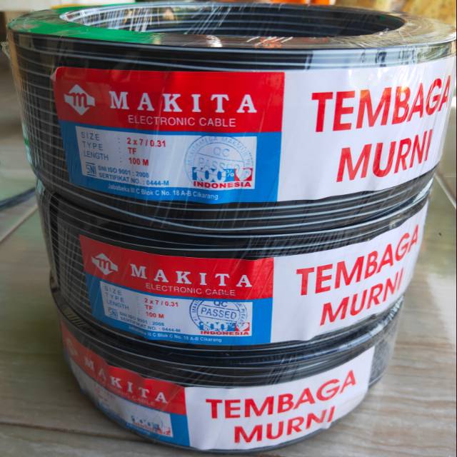 KABEL SPEAKER MAKITA 2X7/0.31 TEMBAGA MURNI