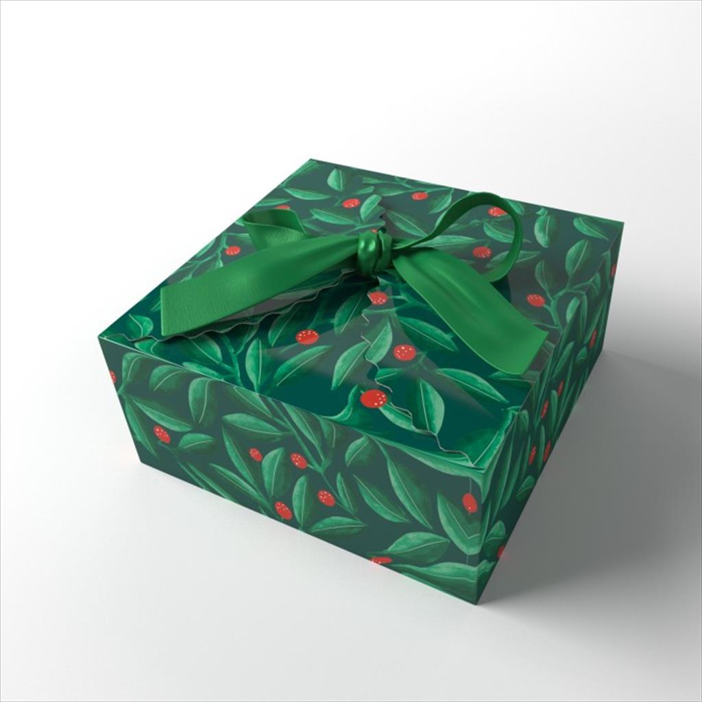 

Capricorn Design Cake Box Natal / Christmas isi 1- CPC 001