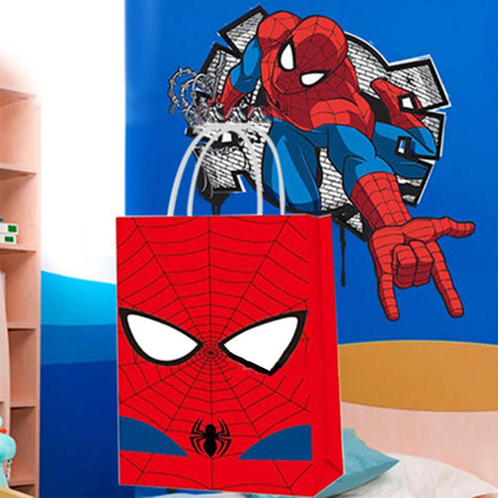 Solighter Spiderman printing Dua Sisi 12pcs Dekorasi Spider Treat B ags Candy B ags Hero