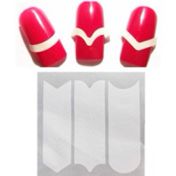 

French nail tip guide B