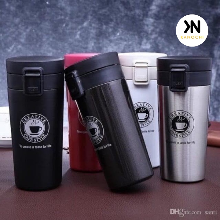 Thermos Kecil Mini Termos kopi Stainless Steel Vacum Tumbler 380ml