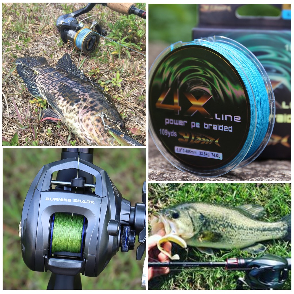 100M PE Fishing Line X4 Senar Pancing 100M 109YDS Braided Fishing Lines 4 Strands senar pancing kuat dan anti keriting