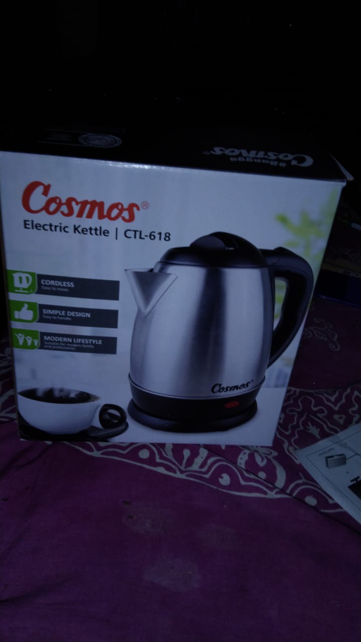 Cosmos Electric Kettle Ctl-618 N /teko Listrik Ctl618n / Ceret Listrik / Alat Masak Air Elektrik