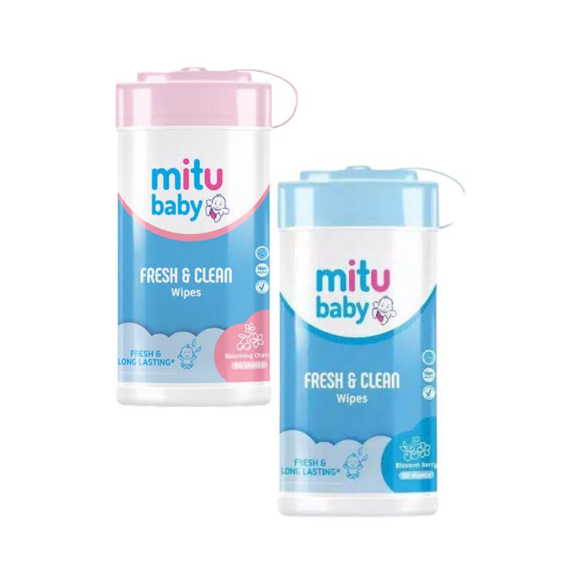 Mitu Baby Wipes isi 60s/Tabung