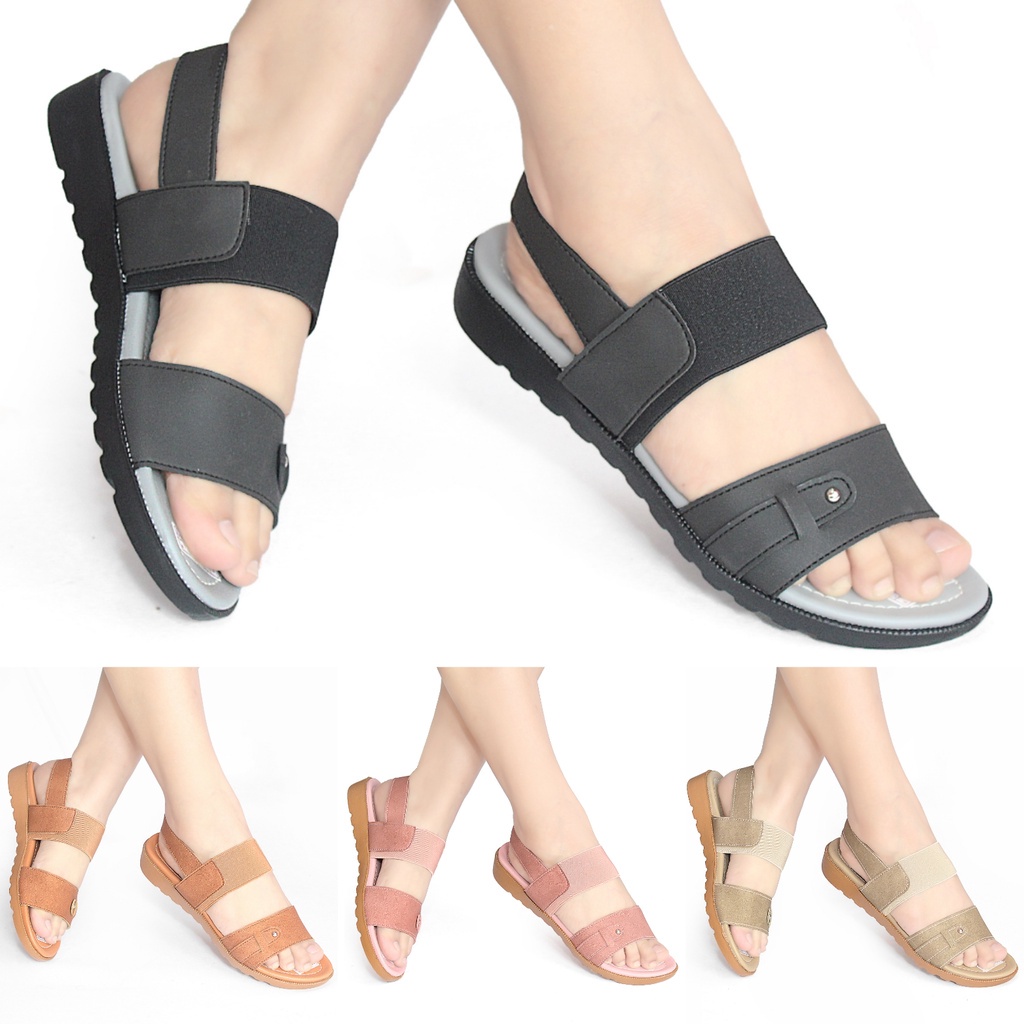 Sandal Teplek Wanita Sandal Gunung Wanita Sandal Wanita Casual Sendal Wanita Simpel Tali Belakang