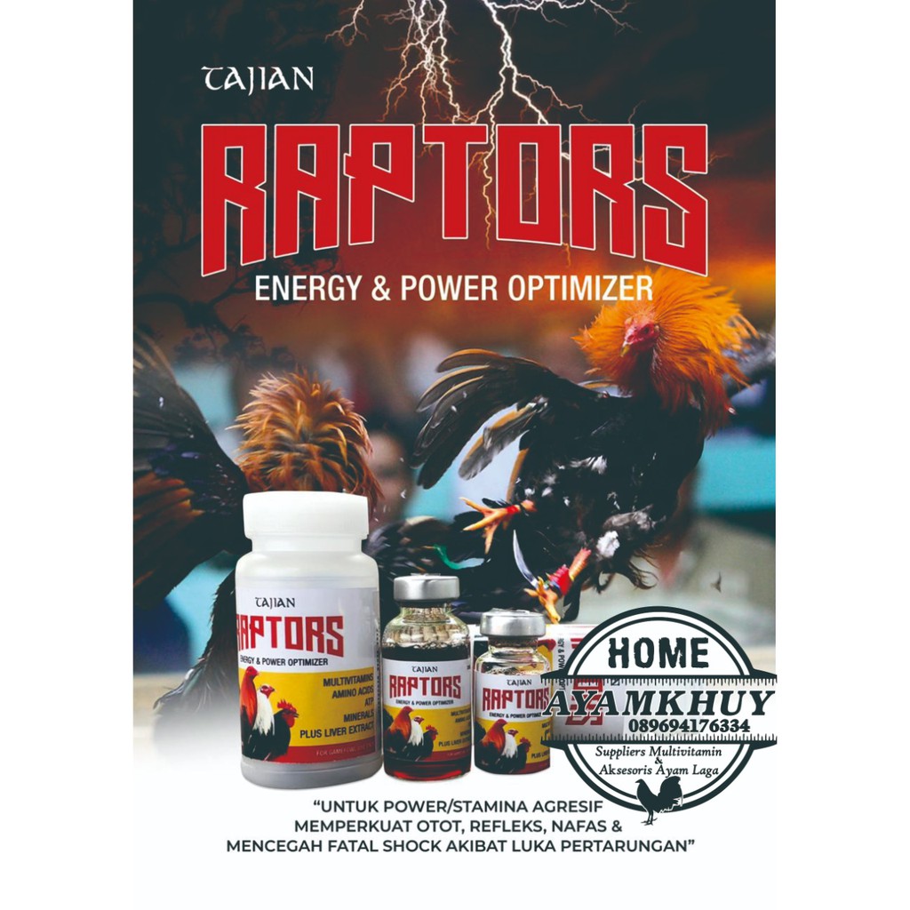 DOPING AYAM ADUAN PISAU LAGA - TAJIAN RAPTORS 10ML