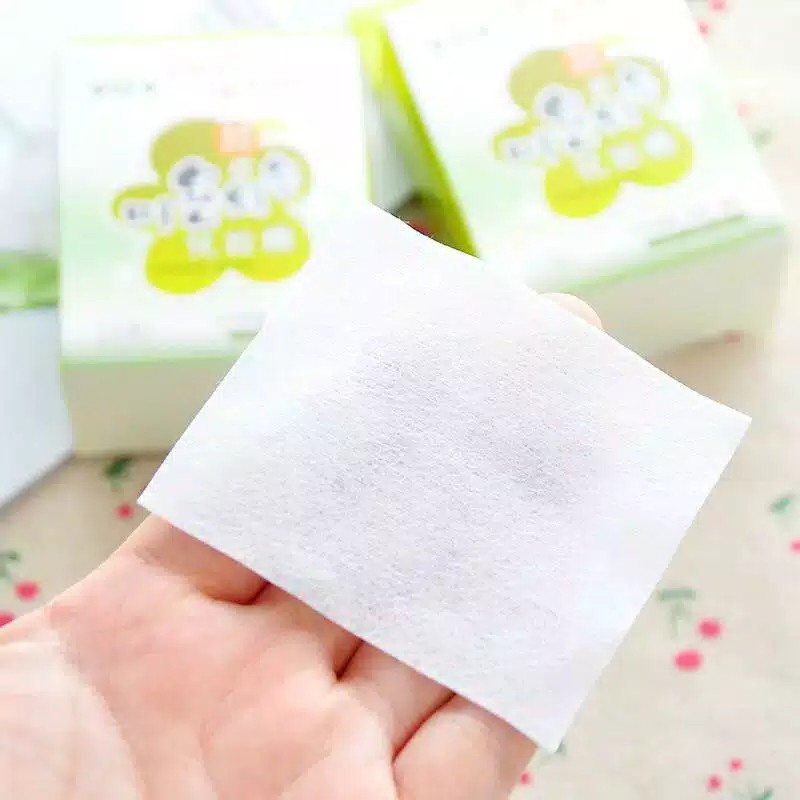 Kapas Wajah Korea Super Tipis For Toner Essence Masker Pembersih Makeup Etc 1box 100Lembar